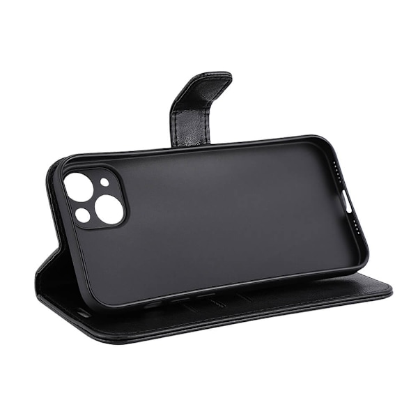 RADICOVER Flipcov Anti Radiation RFID 3 card MagS iPhone 15 Plus Black PU Svart