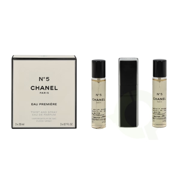 Chanel No 5 Eau Premiere Giftset 60 ml, 2x Edp Spray Refill 20Ml