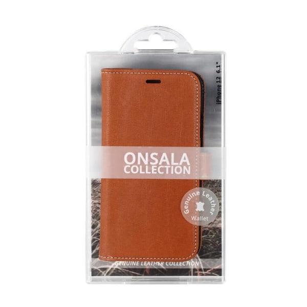 Onsala Wallet iPhone 12/12 Pro Brun Brun