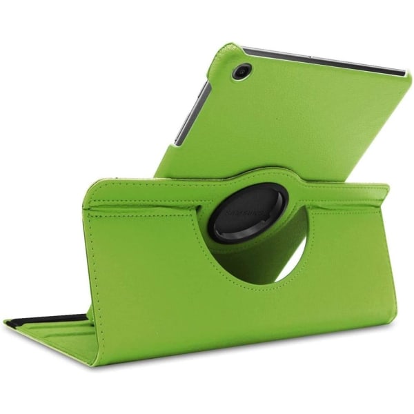 Fodral för Samsung S6 Lite P610, Roterbar 360°, Grön Grön