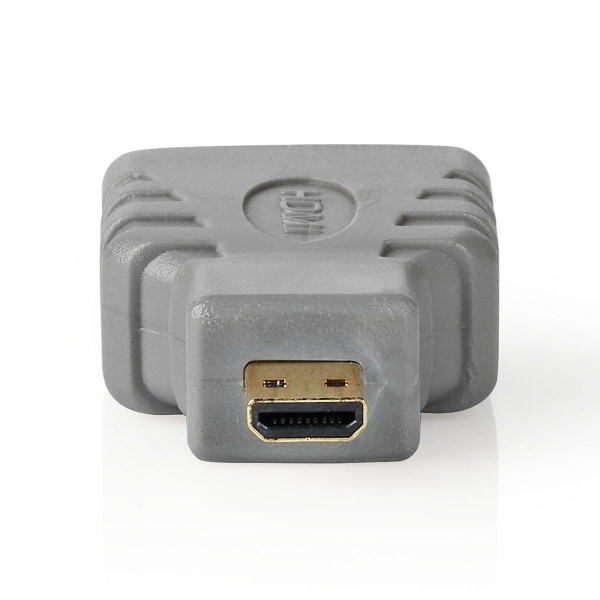 Bandridge HDMI-Sovitin | HDMI Micro -Liitin - HDMI, Naaras | Harmaa