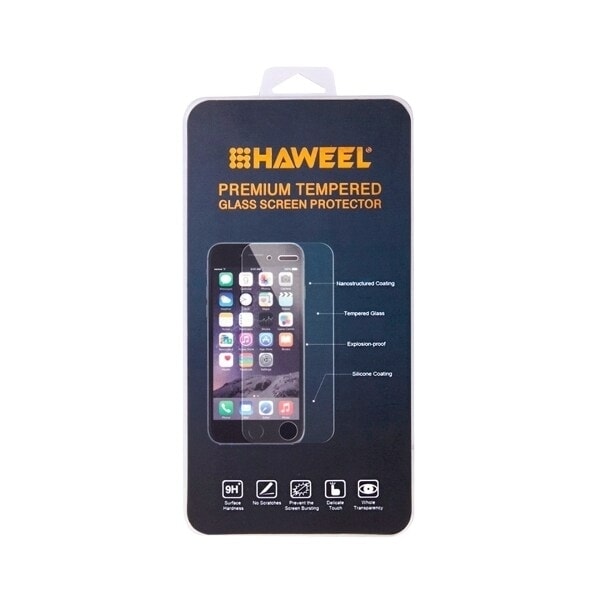 Haweel skärmskydd i härdat glas till iPhone 6/7/8 Plus Transparent