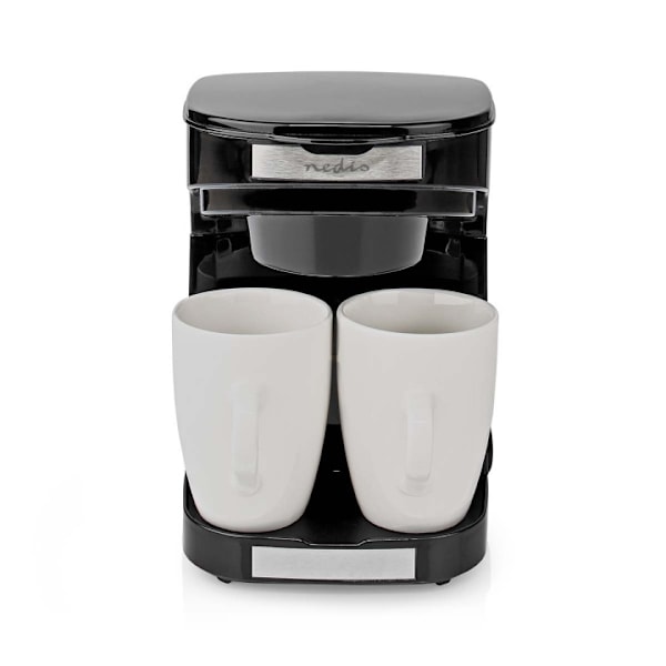 Nedis Kaffemaskine | Filterkaffe | 0.25 l | 2 Kopper | Sort