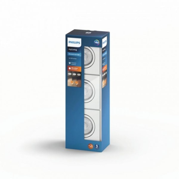 Philips Shellbark MyLiving -valonheittimet, 3-pakkaus