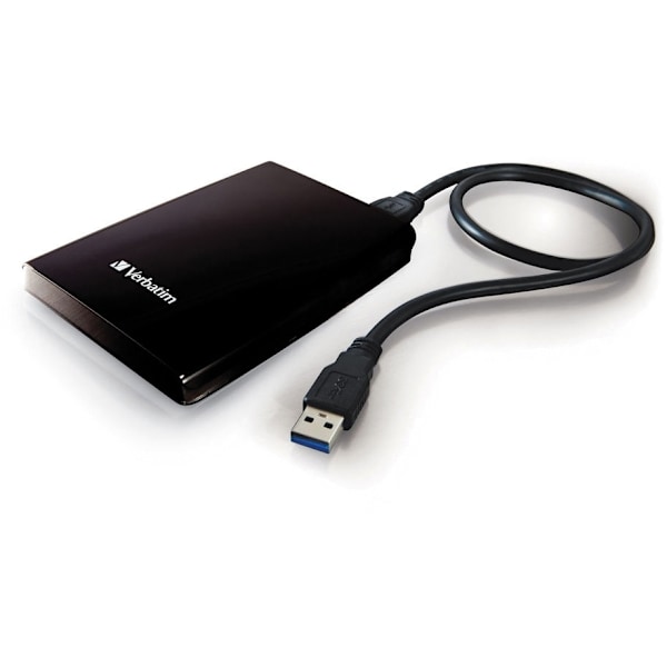 Verbatim Store'n'Go, ekstern harddisk, 2TB, 2,5", USB 3.0, sort