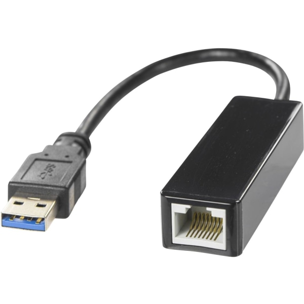 DELTACO USB 3.0 nätverksadapter med internt flash-minne (USB3-GI