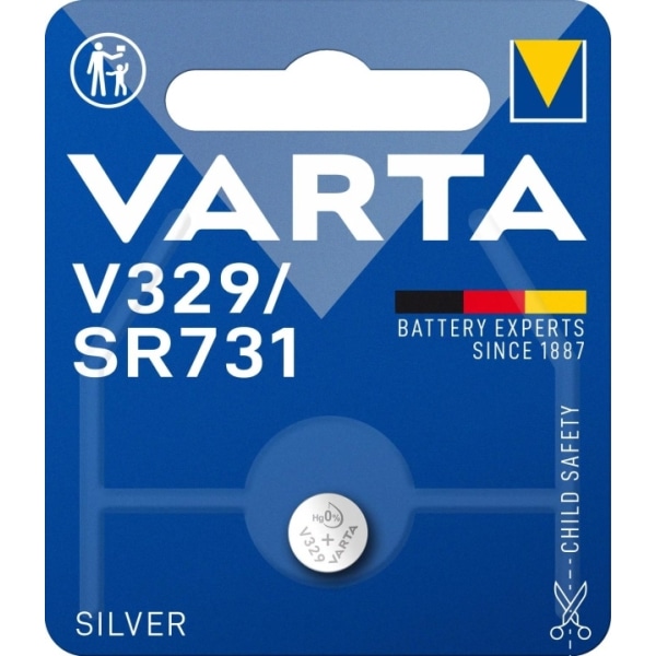 Varta V329/SR731 hopeakolikko 1 kpl