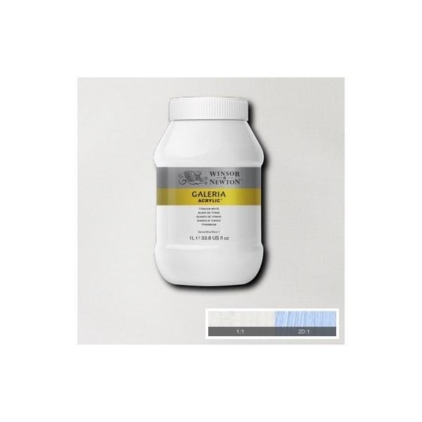 Galeria Acrylic 1L Titanium White 644