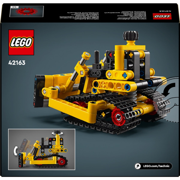 LEGO Technic 42163  - Raskaan sarjan puskutraktori