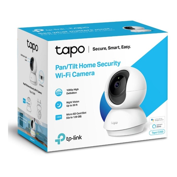 tplink Pan/Tilt Home Security Wi-Fi Camera, High Definition Vide