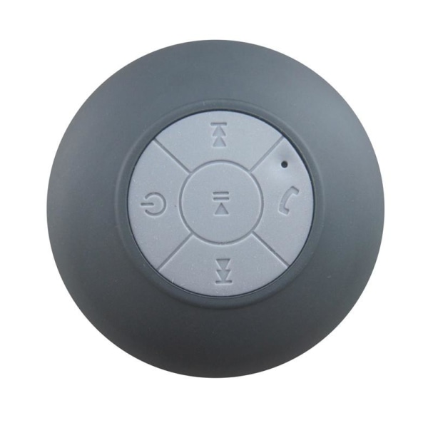 Vandtæt Bluetooth-højttaler med sugekop (sort)