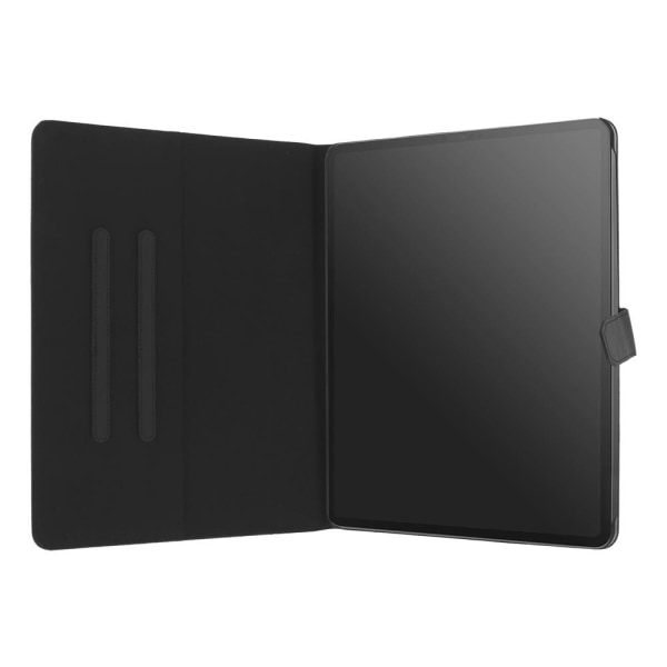DELTACO iPad Air 4/5th gen 10.9" case, veg. leather, sleep/wake, Svart