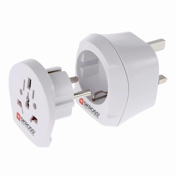 SKROSS Rejseadapter Combo - Verden-til-UK Jordet