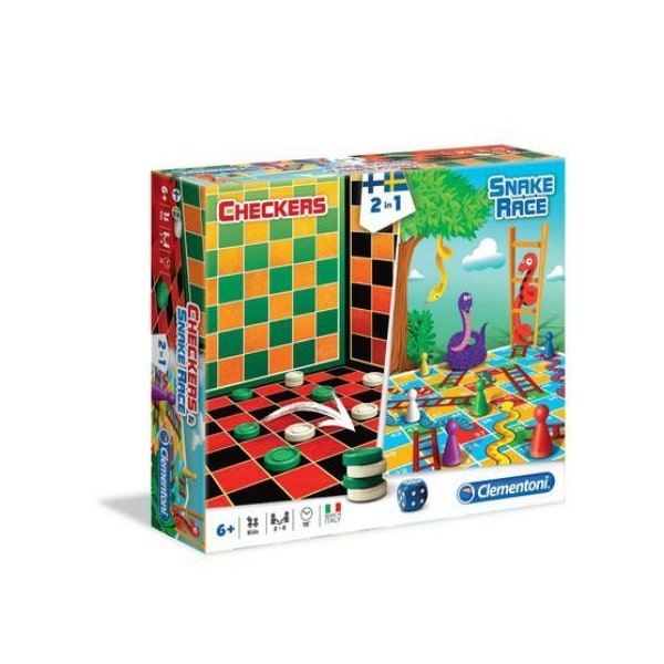 Clementoni 2 i 1 Lady & Snake & Ladders