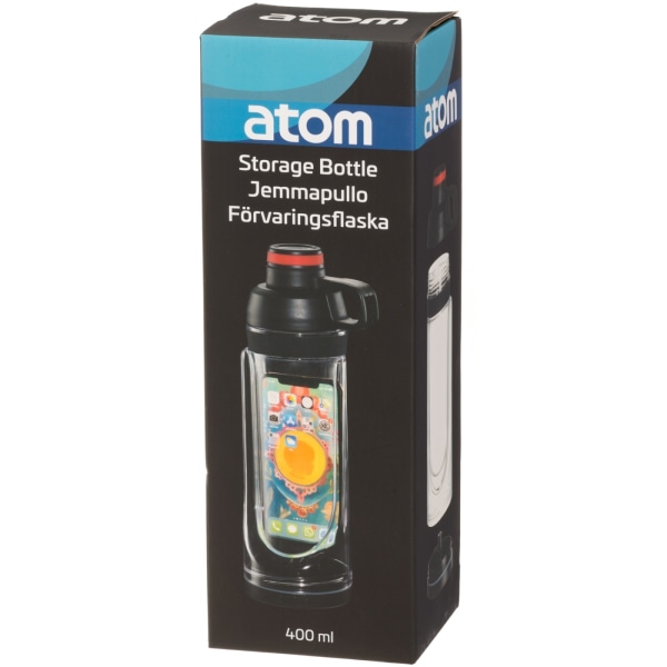 Atom Vattenflaska med Förvaring 400 ml