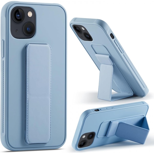 Silikonskal med ställ till iPhone 11 Pro Max, Blå Blå