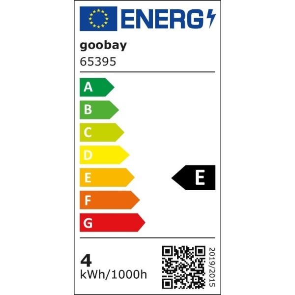 Goobay Filament-LED-pære, 4 W sokkel E27, varm hvid, kan ikke dæmpes