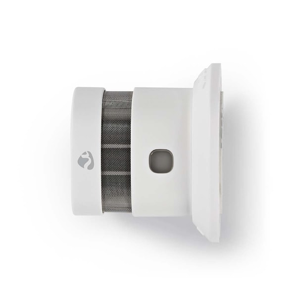 Nedis SmartLife Rökdetektor | Zigbee 3.0 | Batteridriven | Givarlivscykel: 10 år | EN 14604 | Max. batteritid: 60 Månader | 85 dB | Vit | 1 st