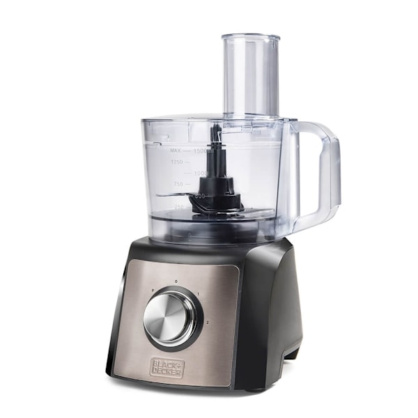 BLACK+DECKER Matberedare 1200W Borstat Stål