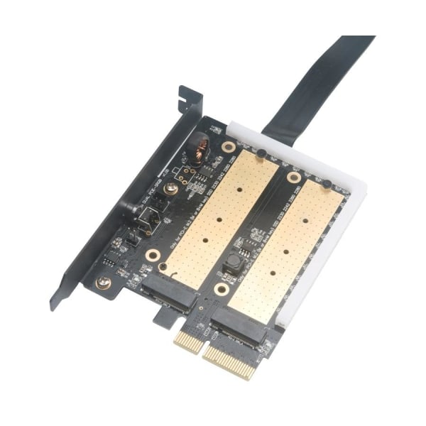Dual M.2 PCIe SSD adapter