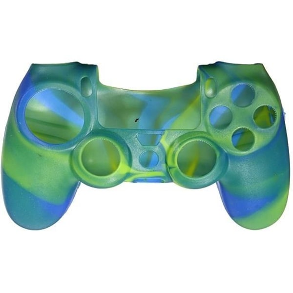 Silikonegreb til controller, Playstation 4, Camouflage Green, Blue