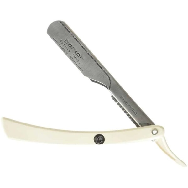 Parker 34R Shave Knife Barber White
