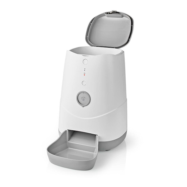 Nedis SmartLife Dispenser för husdjursfoder | Automatisk hund- och kattmatare | Wi-Fi | 3.7 l | Android™ / IOS