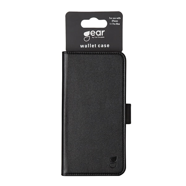 GEAR Wallet Sort - iPhone 11 Pro Max Svart