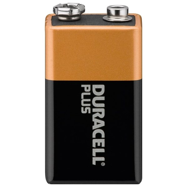 Duracell 6LR61/6LP3146/9 V Block (MN1604) batteri, 1 st. blister
