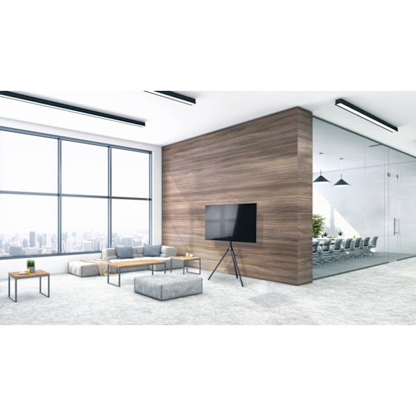 One for All WM7461 -Design lattiajalusta 32-65" televisioille, harmaa metalli
