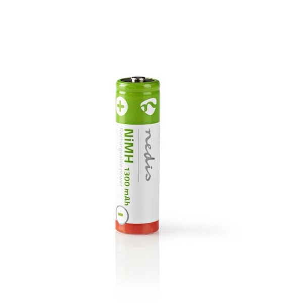 Nedis Genopladelige Ni-MH Batteri AA | 1.2 V DC | 1300 mAh | 4-B