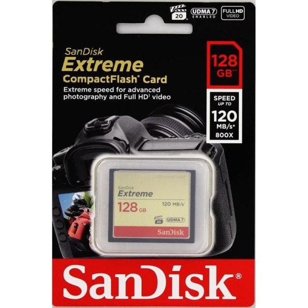 SANDISK CF Extreme 128 GB 120MB/s UDMA7