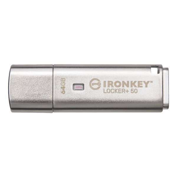 kingston 64GB IKLP50 AES USB, w/256bit Silver