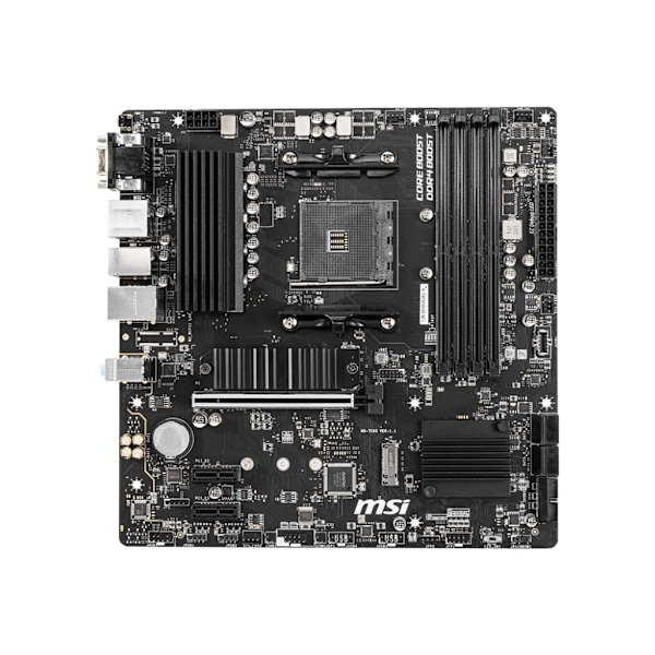 MSI B550M PRO-VDH moderkort AMD B550 Uttag AM4 micro ATX