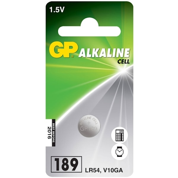 GP LR54 1,5V alkalinen 1-pack (102004)