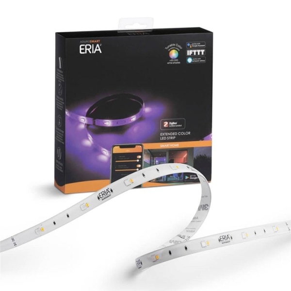 ADUROSMART ZigBee LED Strip RGB 3m 16milj. väriä 2200-6500k Voi pidentää & lyhentää