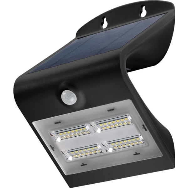 Goobay LED soldriven vägglampa med rörelsedetektor, 3.2 W belysn