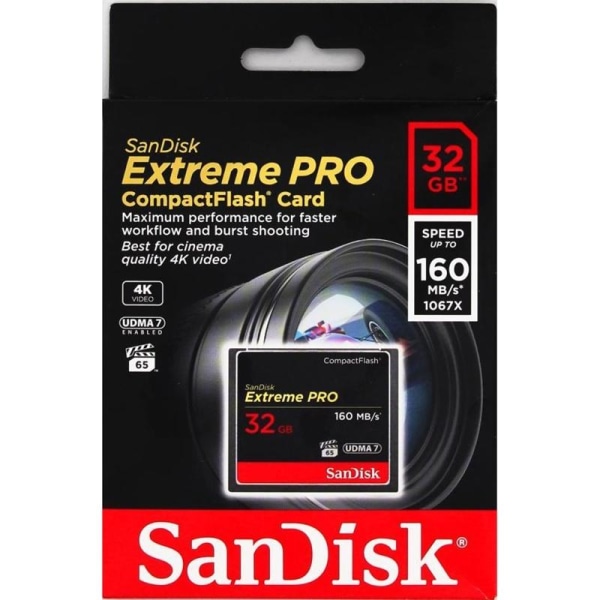 SANDISK CF Extreme PRO 32GB 160/150MB/s