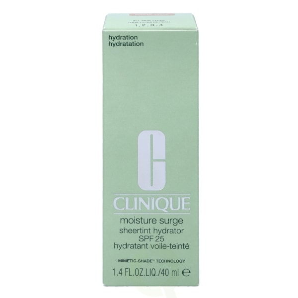 Clinique Moisture Surge Sheertint Hydrator SPF25 40 ml 100% Fragrance Free/Universal Medium