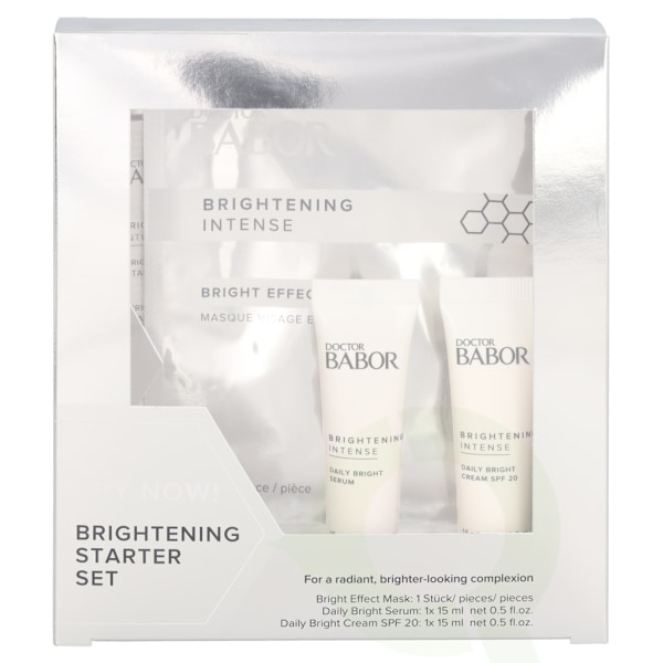 Babor Brightening Intense Try Me Set 30 ml Cream SPF20 15ml/Serum 15ml/Effect Mask