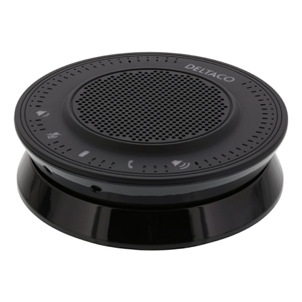 DELTACO Office, speakerphone, USB, UC/Skype Svart