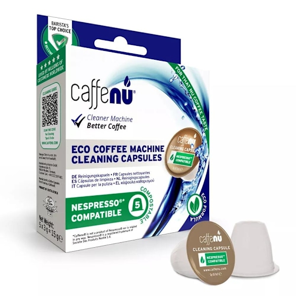 caffenu Eco Formula Rengøringskapsler Nespresso komp. 5pk