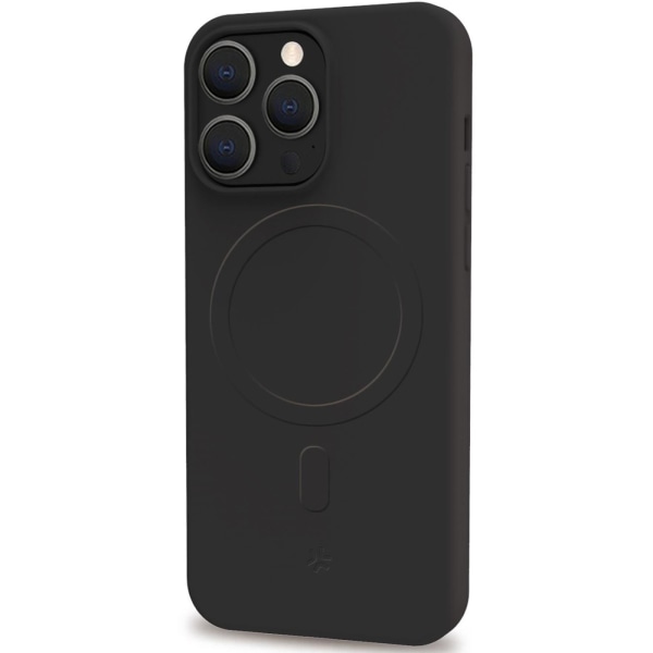 Celly Cromomag Soft rubber case MagSafe iPhone 15 Pro Max Svart Svart