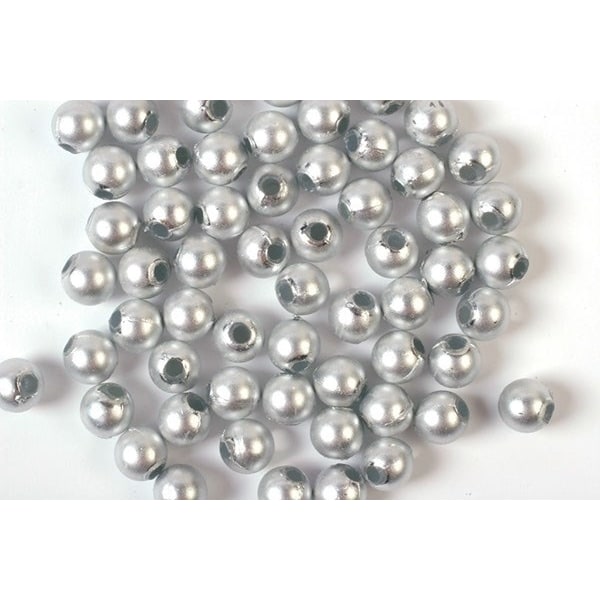 Plastpärlor 3mm 500g, Silver