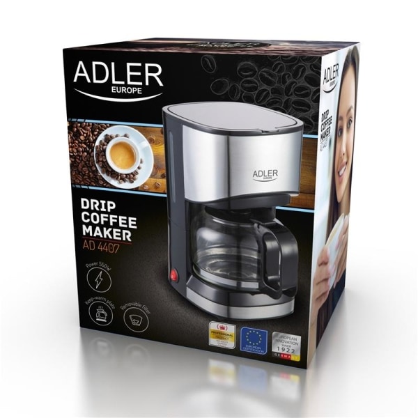 Adler kaffebryggare, 0,7 l