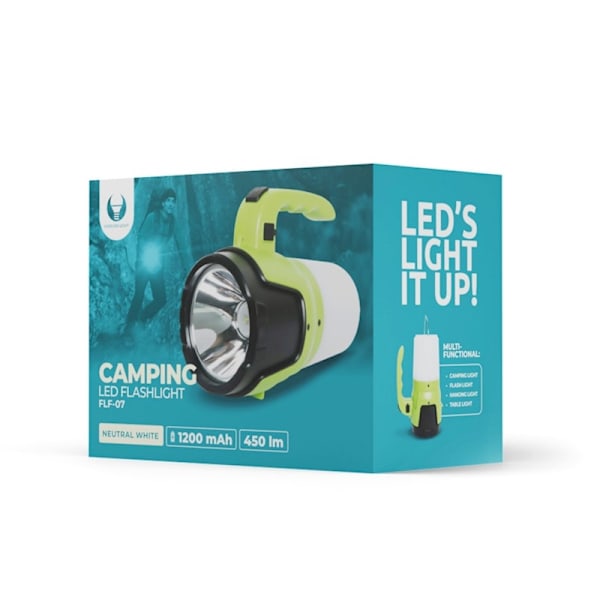 Forever Light CAMPING - LED-lommelygte og lygte 2-i-1, 1200m