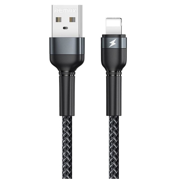 Remax Flätad USB-A till Lightning 2.4A, 1m