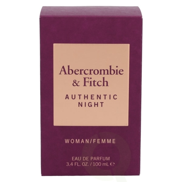 Abercrombie & Fitch Authentic Night Women Edp Spray 100 ml
