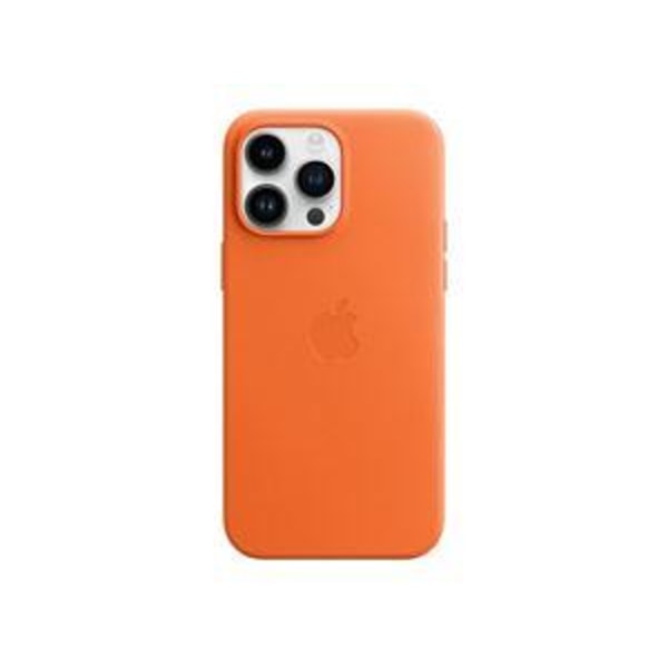 Apple iPhone 14 Pro Max Leather Case with MagSafe - Orange Orange