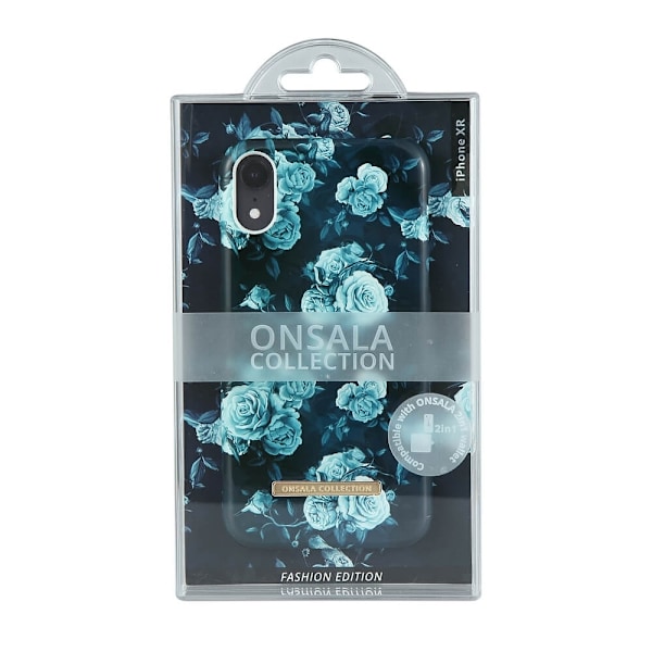 Onsala COLLECTION Mobilskal Shine Dark flower iPhone XR Flerfärgad